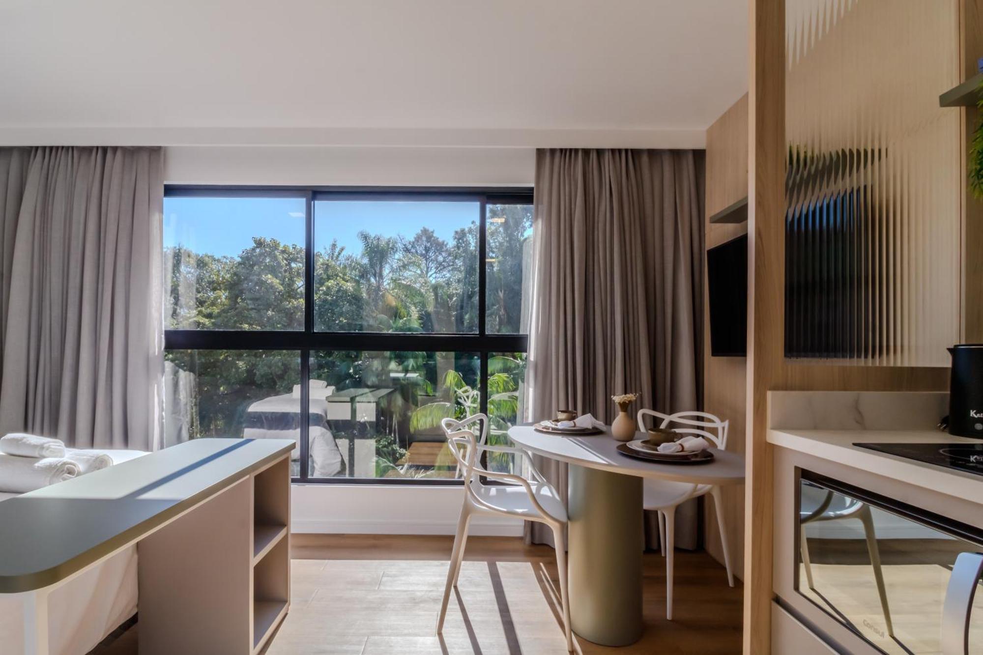 Loft Novo Todo Mobiliado Com Wifi Piscina E Proximo A Oktober Apartment Blumenau Cameră foto