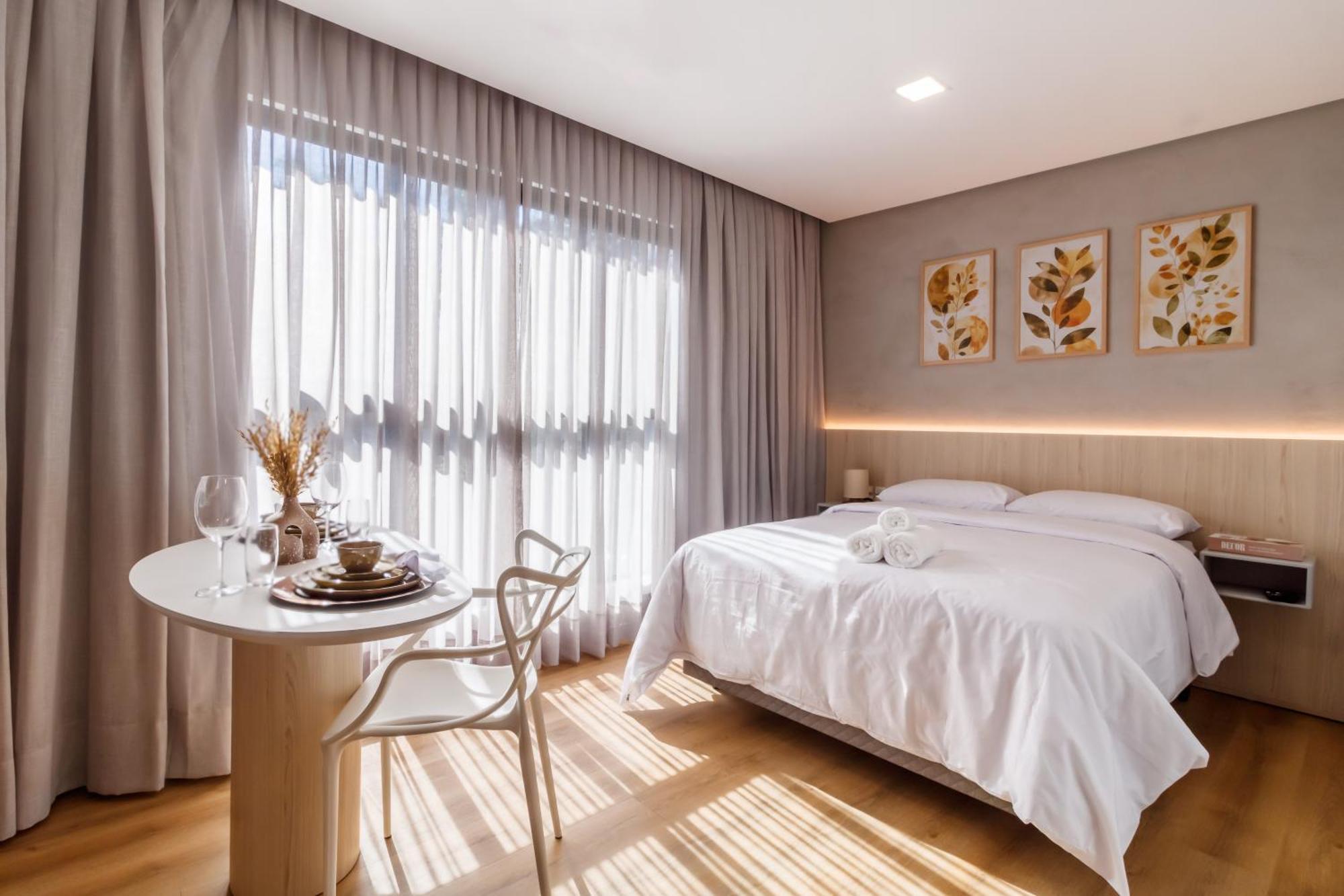 Loft Novo Todo Mobiliado Com Wifi Piscina E Proximo A Oktober Apartment Blumenau Cameră foto