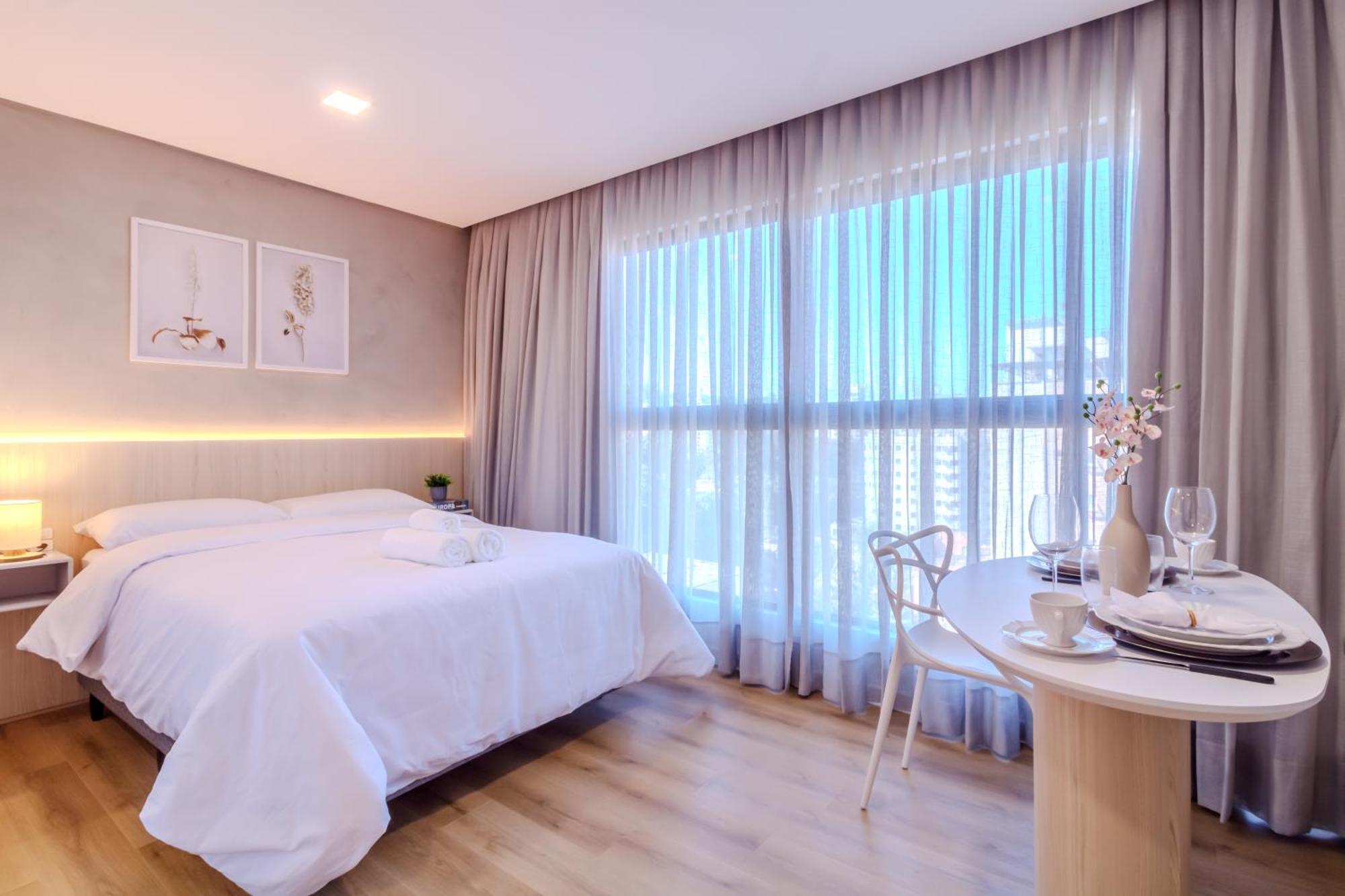 Loft Novo Todo Mobiliado Com Wifi Piscina E Proximo A Oktober Apartment Blumenau Cameră foto