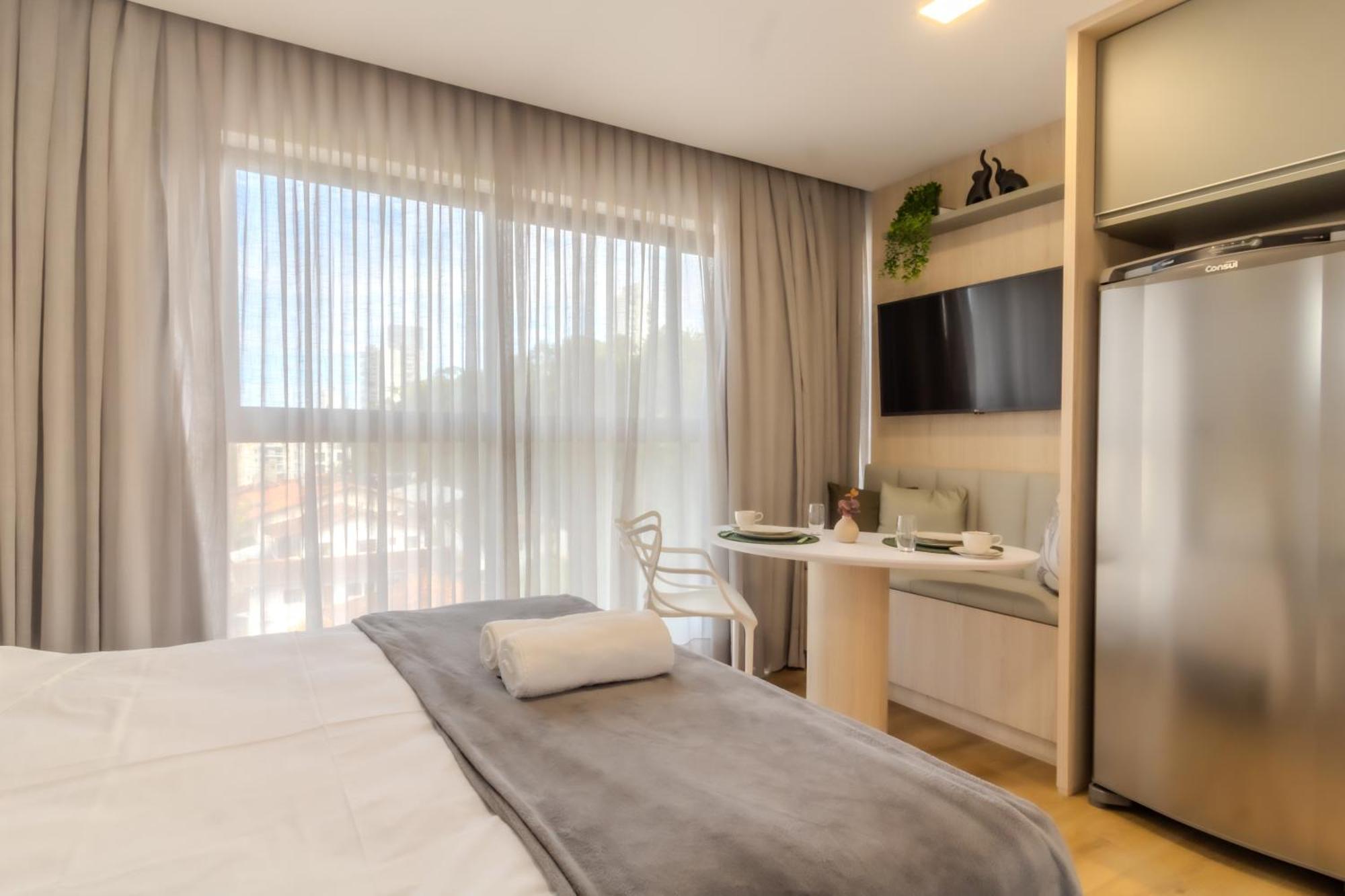 Loft Novo Todo Mobiliado Com Wifi Piscina E Proximo A Oktober Apartment Blumenau Cameră foto