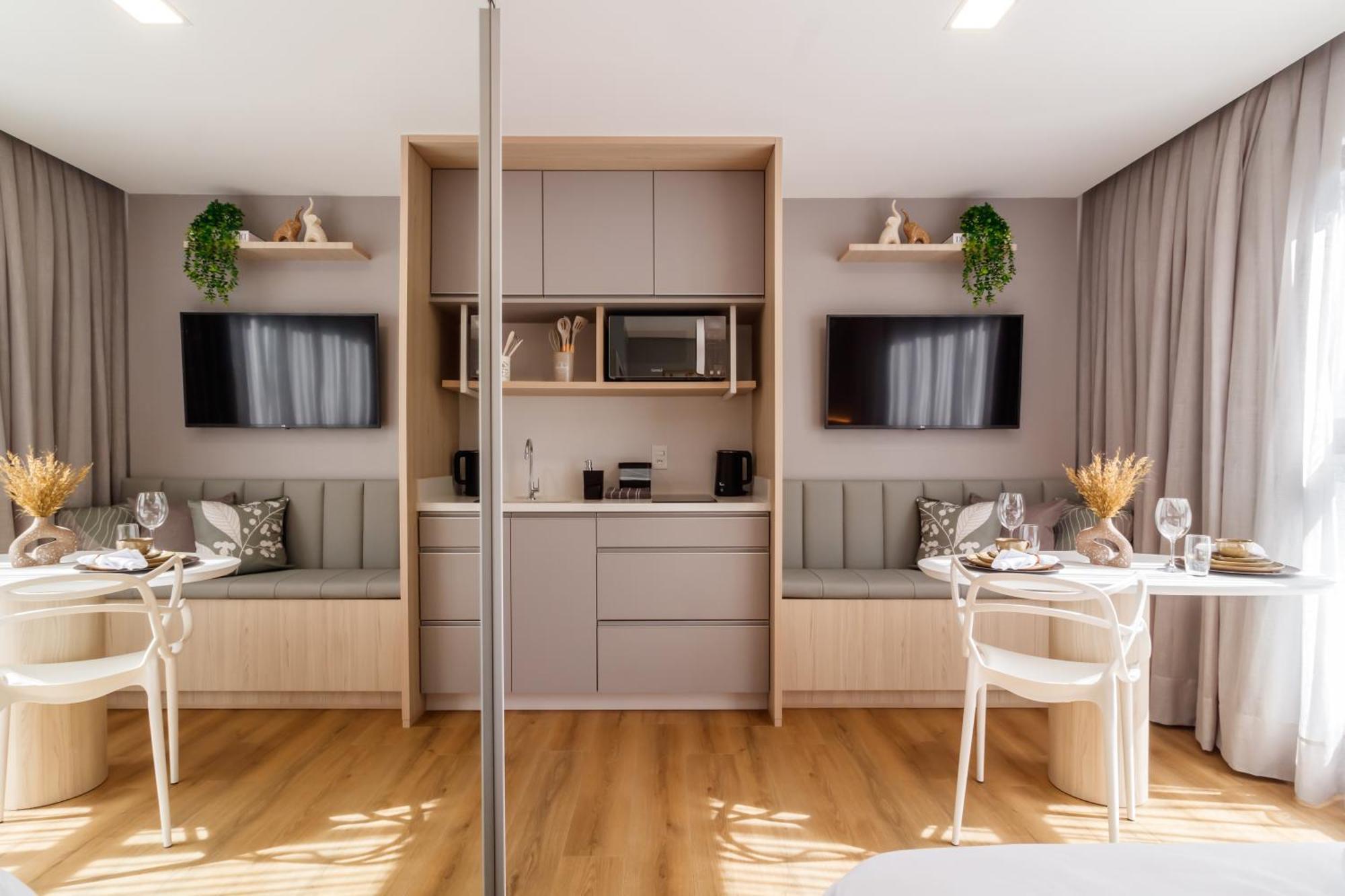 Loft Novo Todo Mobiliado Com Wifi Piscina E Proximo A Oktober Apartment Blumenau Cameră foto