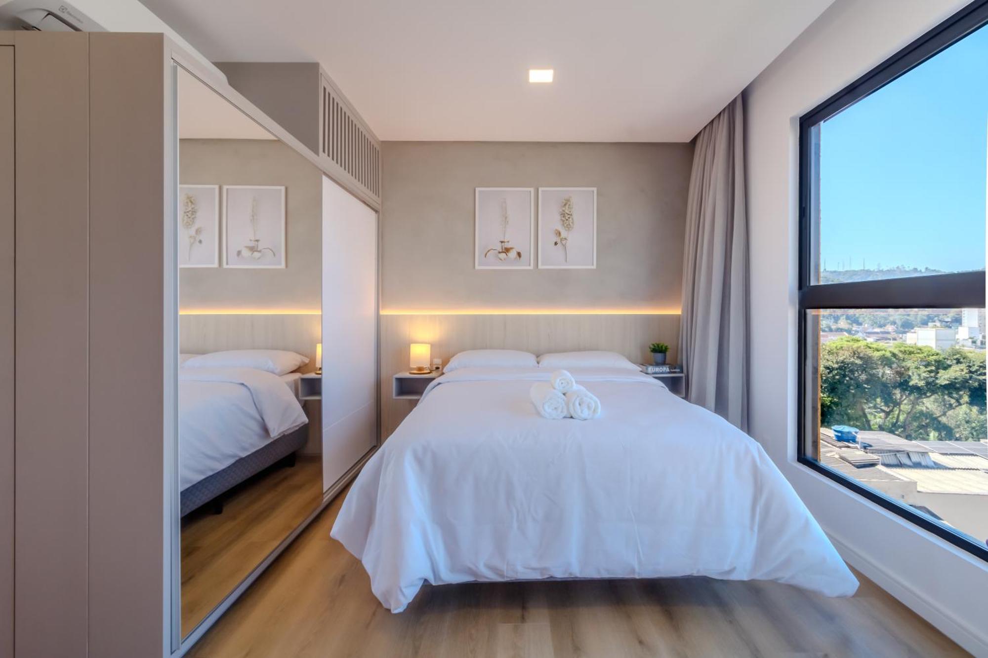 Loft Novo Todo Mobiliado Com Wifi Piscina E Proximo A Oktober Apartment Blumenau Exterior foto